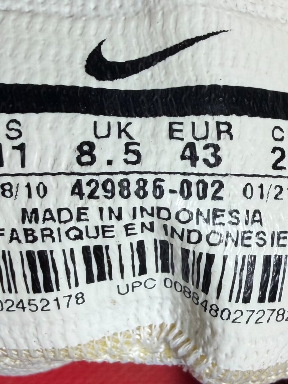 Nike Womens Tenkay Low Medium Grey/White Sz 11 - 429886-200 - Picture 10 of 10